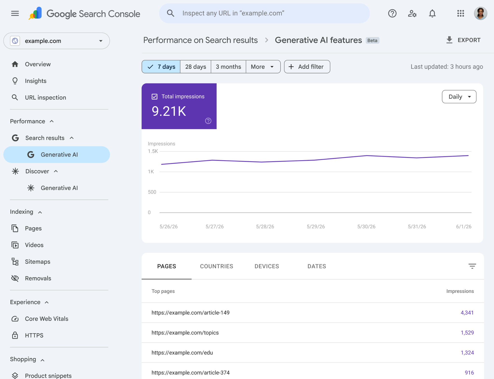 Search Console lança relatório de visibilidade em IA sem dados de clique ou CTR